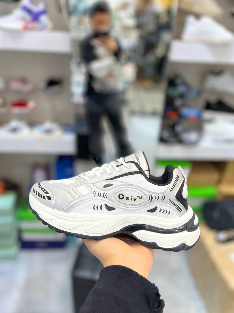 کفش کتونی ورزشی روزمره اوگی لژدار مردانه خارجی