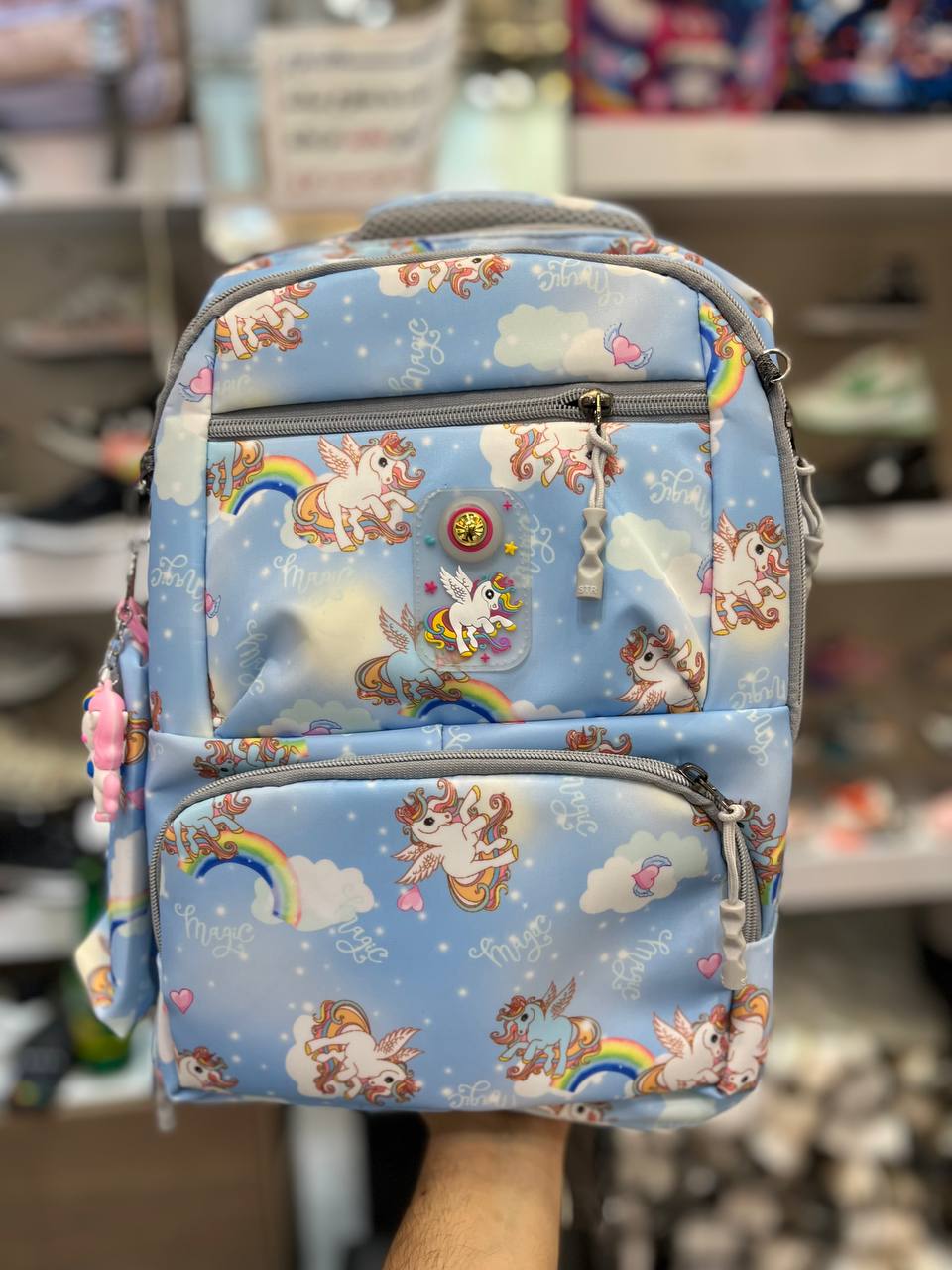 کیف و کوله مدرسه چراغدار اسب تک شاخ