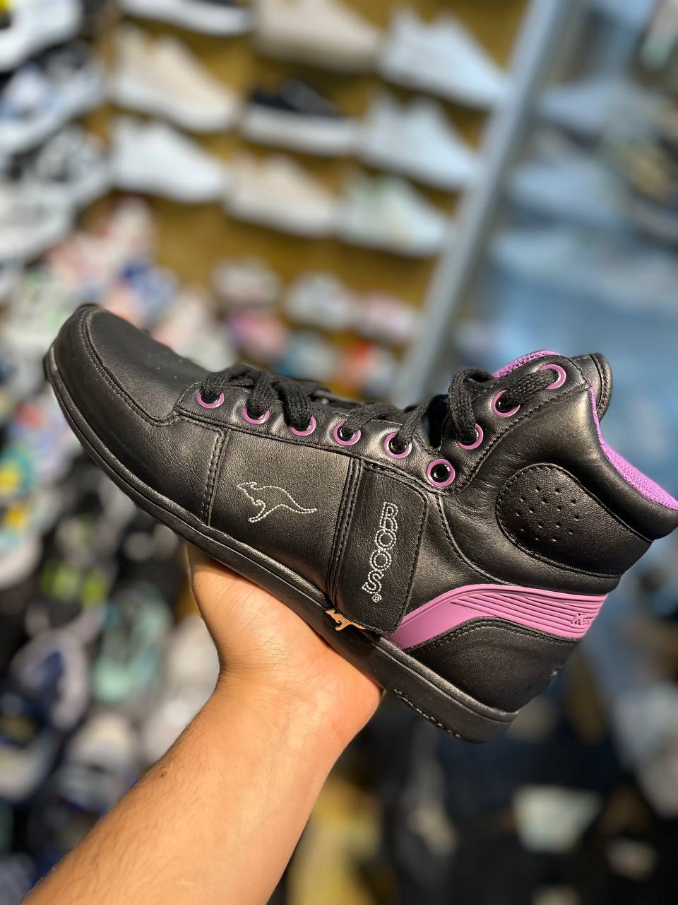 کفش کتونی ورزشی اورجینال ساقدار برند kangaroos