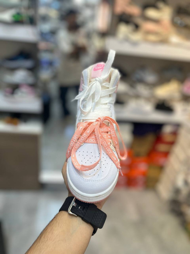 کفش کتونی روزمره ورزشی جردن ساقدار شیکاگو صورتی